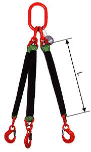 Zawiesie wężowe wielocięgnowe typ 3ZWH